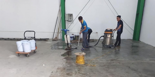 Phương pháp giúp bạn vệ sinh sàn nhà xưởng nhanh nhất tại Thái Nguyên